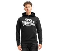 Lonsdale London FREMINGTON Hombre Sudadera con Capucha Gris Regular
