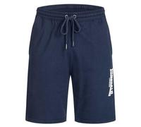 Lonsdale Pantalones cortos Fringford para hombre, azul marino, blanco, XXXL