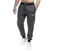 Lonsdale London Heckfield Hombre Pantalones de Deporte Antracita S 60% algodón, 40% poliéster Suelto