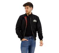 Lonsdale Jacke Slim Fit Harrington Chaqueta, Negro (Black), X-Large para Hombre