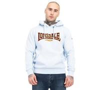 Lonsdale London Hooded Classic LL002 Hombre Sudadera con Capucha Azul