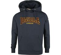 Lonsdale London Hooded Classic LL002 Hombre Sudadera con Capucha Azul M