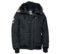 Lonsdale London Jarreth Hombre Chaqueta de Invierno Negro XXL 100% poliéster Regular