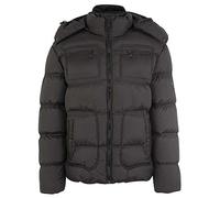 Lonsdale London Kellan - Chaqueta de Invierno con Capucha para Hombre, Hombre, 113662, Negro, Medium