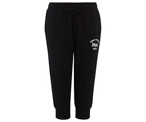 Lonsdale London Leeds - Pantalones de Running 3/4 para Mujer, Mujer, 116618, Negro, Extra-Small