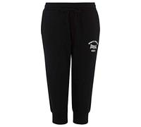 Lonsdale London Leeds - Pantalones de Running 3/4 para Mujer, Mujer, 116618, Negro, Small