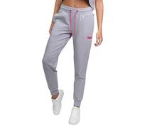 Lonsdale Pantalones de chándal Leinthall Marl Grey/Pink XS para mujer