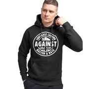 Lonsdale London Linford Hombre Sudadera con Capucha Negro 80% algodón, 20% poliéster Regular