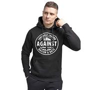 Lonsdale London Linford Hombre Sudadera con Capucha Negro L 80% algodón, 20% poliéster Regular