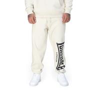 Lonsdale London Logo Large Hombre Pantalones de Deporte Negro 60% algodón, 40% poliéster Suelto