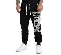 Lonsdale Pantalones deportivos Marldon Corte ajustado para hombre Negro XL
