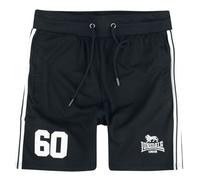 Lonsdale London MARWICK Hombre Pantalones Cortos Negro L 60% algodón, 40% poliéster