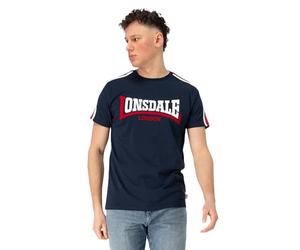 Lonsdale London MERRYN Hombre Camiseta Azul Marino 100% algodón Regular