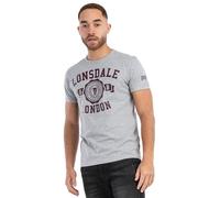 Lonsdale London MURRISTER Hombre Camiseta Gris/Melé Regular