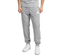 Lonsdale London Pilsdon Hombre Pantalones de Deporte Gris/Melé XL 90% Algodón, 10% Viscosa