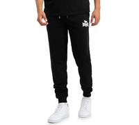 Lonsdale Pantalones de deporte Pilsdon para hombre Sueltos 80% algodón 20% poliéster Negro 3XL