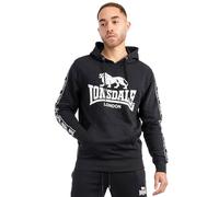 Lonsdale Sudadera con capucha Scousburgh Blanco/Negro 3XL para hombre