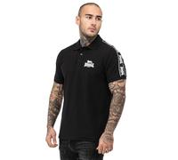 Lonsdale London Setter Hombre Polo Negro Regular