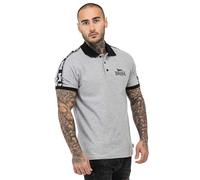 Lonsdale London Setter Hombre Polo Negro Regular