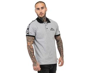 Lonsdale London Setter Hombre Polo Negro Regular