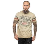 Lonsdale London SKELD Hombre Camiseta Arena Regular
