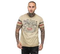 Lonsdale London SKELD Hombre Camiseta Arena XL 100% algodón Regular