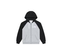 Lonsdale London Sudadera con cremallera 'Coulsdon' gris claro / negro / blanco XXXL EUR