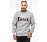 Lonsdale London Sudadera 'Lawins' beige / gris moteado / negro S beige / gris moteado / negro