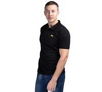 Lonsdale London Whalton Camisa Polo, Negro, Large para Hombre