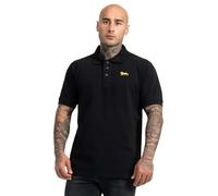 Lonsdale London Whalton Hombre Polo Negro XL 100% algodón Regular