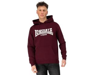 Lonsdale London Wolterton Hombre Sudadera con Capucha Negro 60% algodón, 40% poliéster Regular