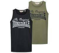 Lonsdale Lonsdale Moston Sleeveless T-Shirt 2 Units Singlet Hombre