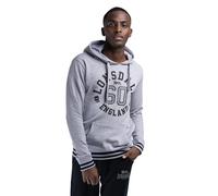 Lonsdale Sudadera con capucha Mamhead Gris Marl/Negro XXL para hombre