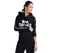 Lonsdale Manga Sudadera con Capucha, Negro, XL para Mujer