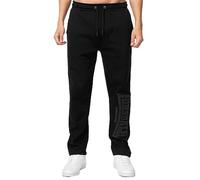 Lonsdale Manish Pantalones de chándal, Negro/Gris, M para Hombre