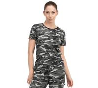 Lonsdale Margill Camiseta, Camo Grey, L para Mujer