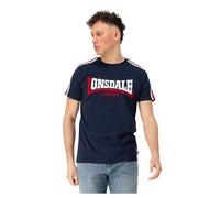 Lonsdale MERRYN Camiseta, Navy/White/Red, S para Hombre