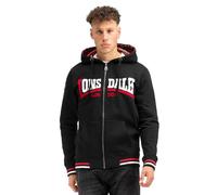 Lonsdale Sudadera con capucha Nateby Hombre Negro 80% algodón 20% poliéster Talla S Regular