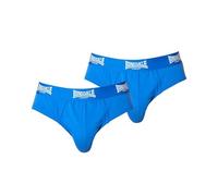 Lonsdale Pack de 2 calzoncillos de algodón para hombre, azul, XL