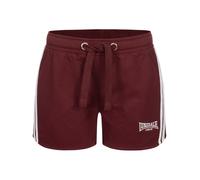 LONSDALE Pantalón 'Carloway' rojo vino / blanco 44 EUR