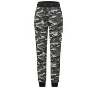 LONSDALE Pantalón 'COLLYHURST' gris / negro / blanco 42 gris / negro / blanco