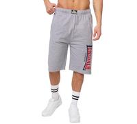 Lonsdale Pantalón Corto Logo Jam | 100 % algodón peinado, ajuste estrecho, cintura elástica con cordón, cómodo para deportes, viajes y como ropa de ocio