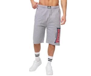 Lonsdale Pantalón Corto Logo Jam | 100 % algodón peinado, ajuste estrecho, cintura elástica con cordón, cómodo para deportes, viajes y como ropa de ocio