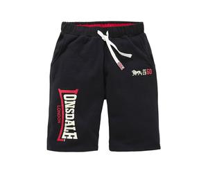 LONSDALE Pantalón crema / rojo / negro 35-36 crema / rojo / negro