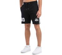 LONSDALE Pantalón deportivo ' MARWICK ' negro / blanco XL negro / blanco