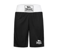 LONSDALE Pantalón deportivo negro / blanco L negro / blanco