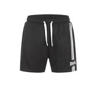 LONSDALE Pantalón deportivo negro / blanco XL negro / blanco