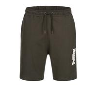 LONSDALE Pantalón 'FRINGFORD' caqui / blanco 34 caqui / blanco