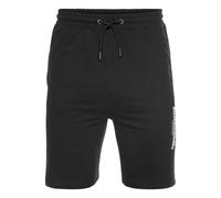 LONSDALE Pantalón 'Fringford' negro / blanco 40 negro / blanco