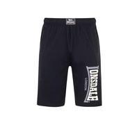 Lonsdale Logo Jam Pantalones Cortos, Negro, XXXL para Hombre